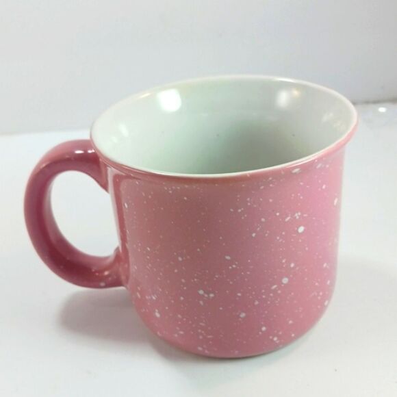 Bass Pro Shops 16-oz. Camp Mug 2-Tone Speckled Stonewarw With Logo Design - Picture 3 of 9